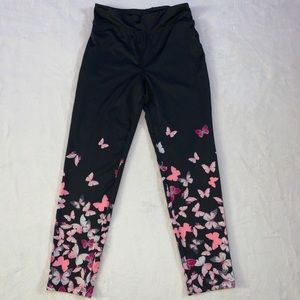 GAP FIT BLACK SHADOW BUTTERFLY EFFECT LEGGINGS